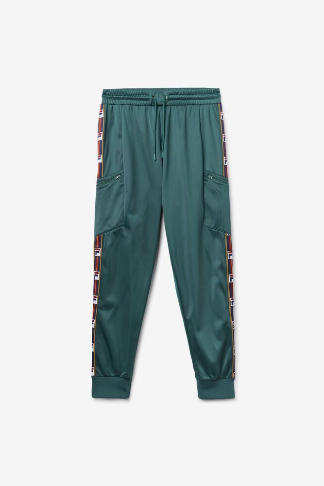 Fila Jaxson Green Pants Mens - NZ 51039-WHRX